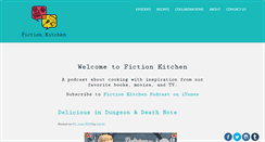 Desktop Screenshot of fictionkitchenpodcast.com